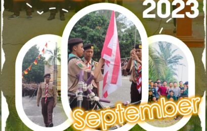 Lepas Peserta Pramuka Darel dalam Pegatra di Pesantren Teknologi Riau