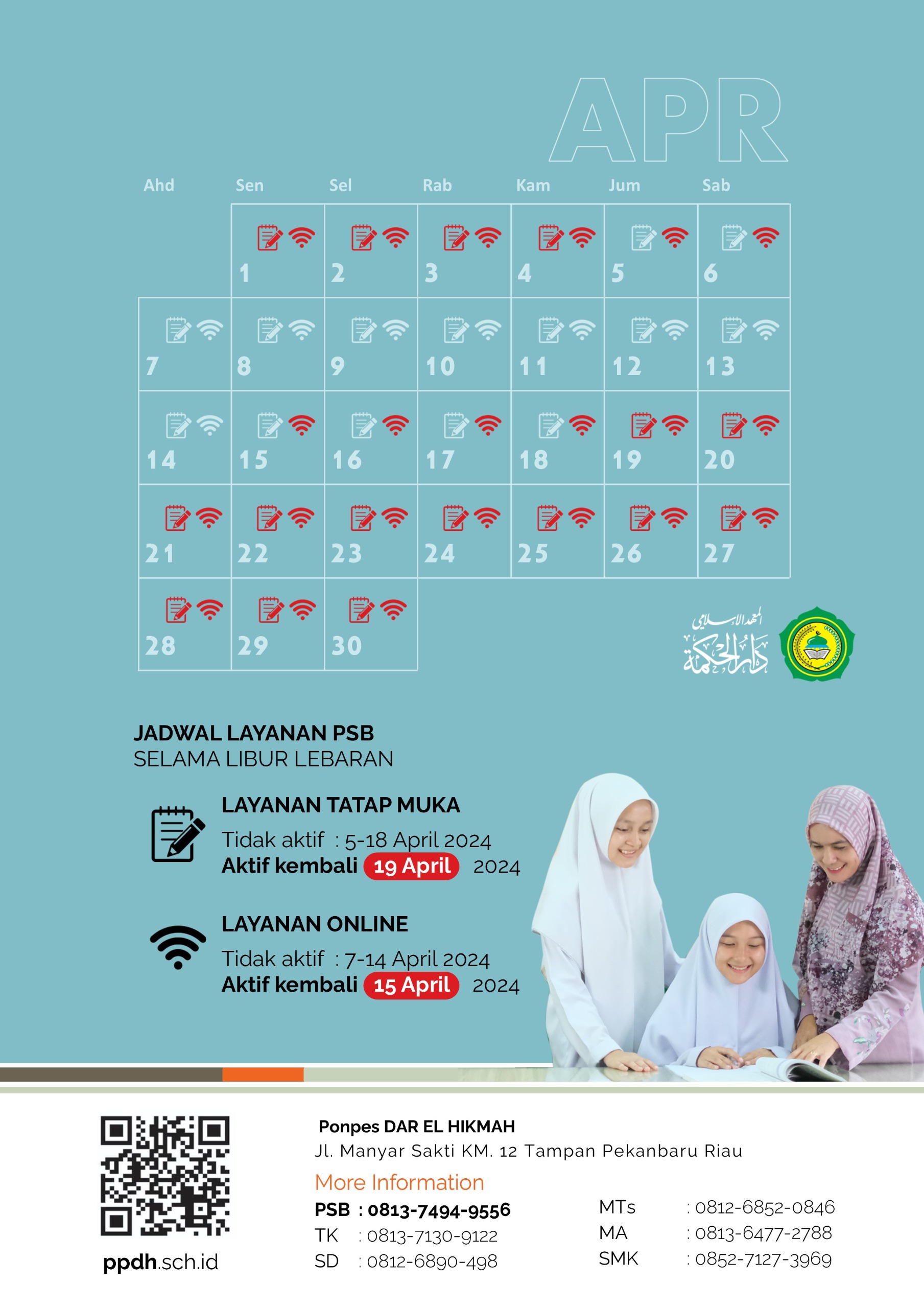 PSB 2024 Libur Lebaran Tanggal 7 April, Kapan Untuk Buka Lagi? PSB 2024 Libur Lebaran Tanggal 7 April, Kapan Untuk Buka Lagi?