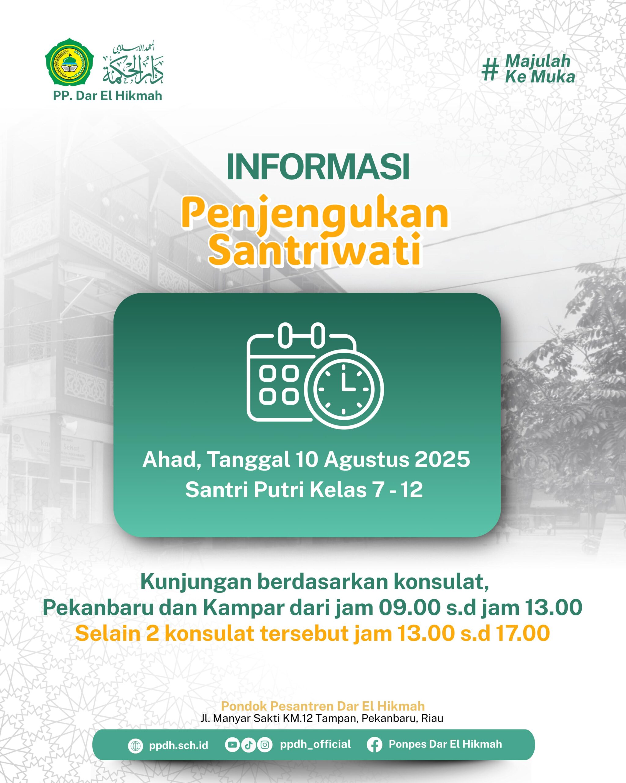 Sambangan Santri Putri PPDH