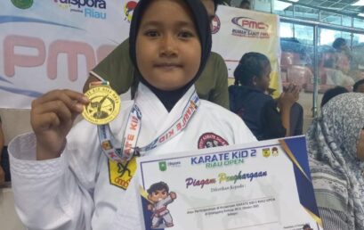 SDIT Darul Hikmah, Raih Medali Emas Karate Kid Riau Open 2025