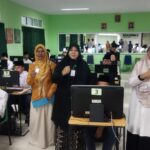 Monev Ujian Madrasah 2026 Kunjungan Penmad Kemenag Kota Pekanbaru di MTs Darul Hikmah
