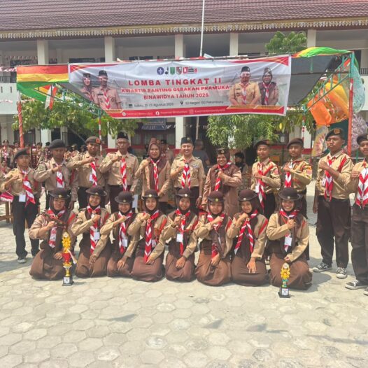 Tim Pramuka Dar El Hikmah Raih Prestasi Gemilang diLT-2 Kwarran Binawidya 2026
