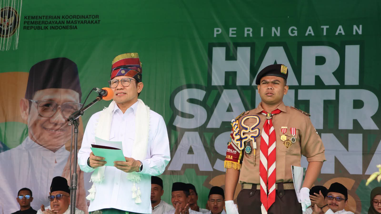 Hari Santri Nasional 2026 bersama Pak Mentri, Cak Imin Dorong Santri Jadi Penggerak Kemajuan Bangsa